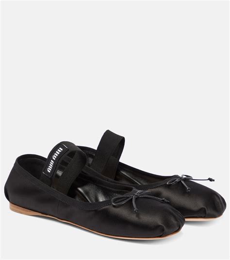 miu miu ballet heels|ballerina flats miu.